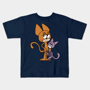 Anthro Egyption Cat Sister Kids T-Shirt